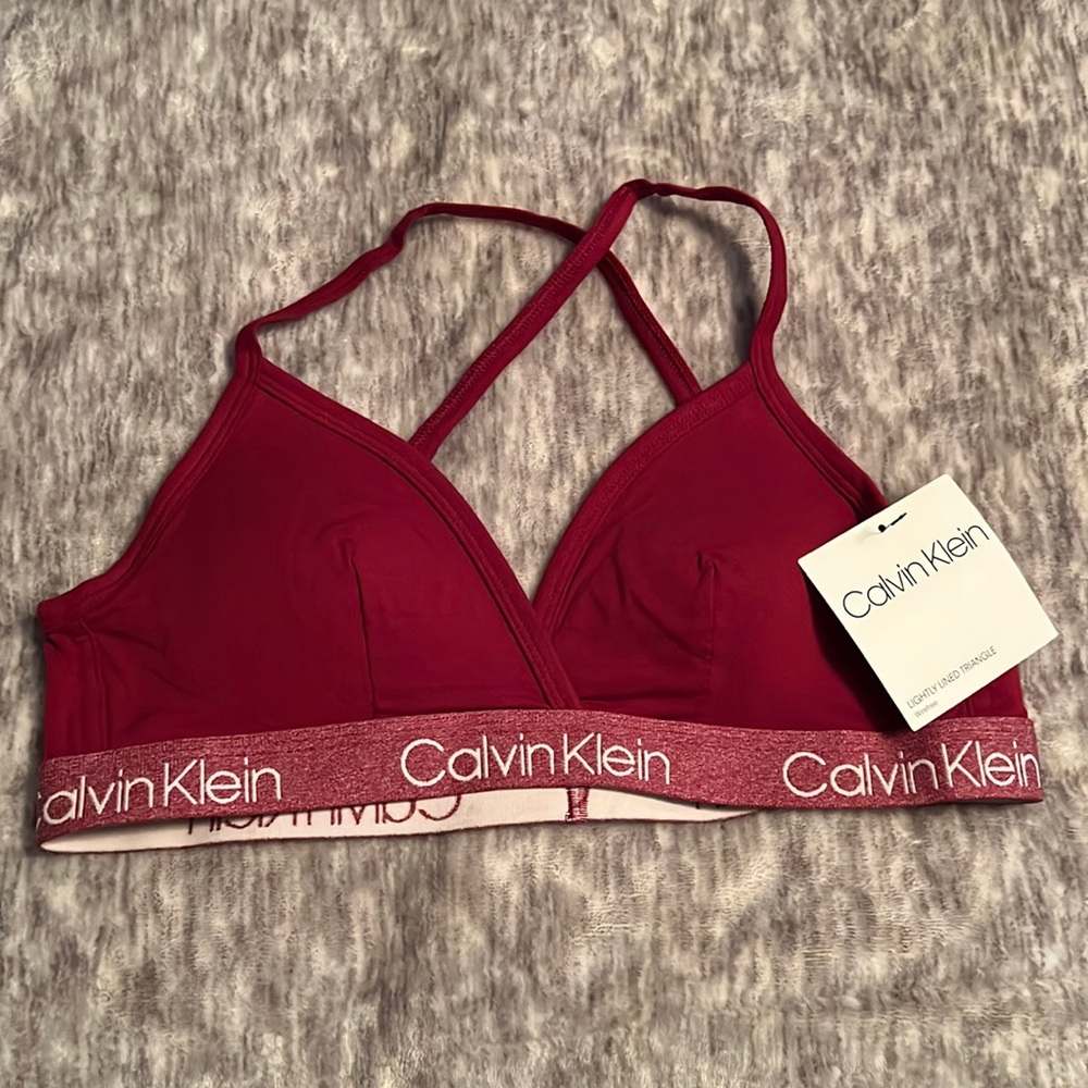 Calvin Klein Lightly Lined Triangle Bra